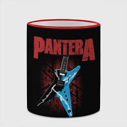Кружка 3D PANTERA гитара, цвет: 3D-красный кант — фото 2