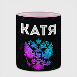 Кружка 3D Катя Россия, цвет: 3D-розовый кант — фото 2