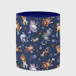 Кружка 3D Морские Котики: Цветное, цвет: 3D-белый + синий — фото 2