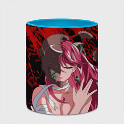 Кружка 3D Elfen Lied 3D, цвет: 3D-белый + небесно-голубой — фото 2