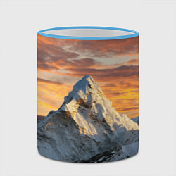 Кружка 3D Та самая Джомолунгма Сагарматха Everest, цвет: 3D-небесно-голубой кант — фото 2