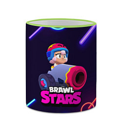 Кружка 3D Brawl stars Bonny, цвет: 3D-светло-зеленый кант — фото 2