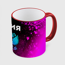 Кружка 3D Юлия Россия, цвет: 3D-красный кант