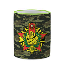 Кружка 3D КГБ СССР USSR, цвет: 3D-светло-зеленый кант — фото 2