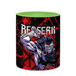 Кружка 3D БЕРСЕРК BERSERK GUTS, цвет: 3D-белый + светло-зеленый — фото 2