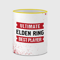 Кружка 3D Elden Ring Ultimate, цвет: 3D-желтый кант — фото 2