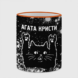 Кружка 3D Агата Кристи Rock Cat FS, цвет: 3D-оранжевый кант — фото 2