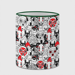 Кружка 3D Studio Ghibli Stars, цвет: 3D-зеленый кант — фото 2