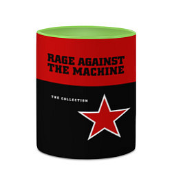 Кружка 3D The Collection - Rage Against the Machine, цвет: 3D-белый + светло-зеленый — фото 2