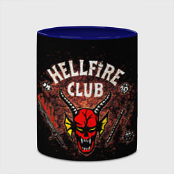 Кружка 3D Hellfire club, цвет: 3D-белый + синий — фото 2