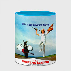 Кружка 3D Get Yer Ya-Yas Out! - The Rolling Stones, цвет: 3D-белый + небесно-голубой — фото 2