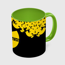 Кружка 3D Wu bats, цвет: 3D-белый + светло-зеленый