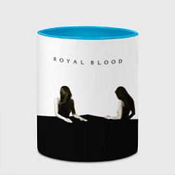 Кружка 3D How Did We Get So Dark? - Royal Blood, цвет: 3D-белый + небесно-голубой — фото 2
