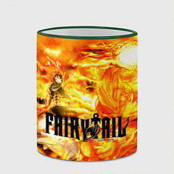Кружка 3D FAIRY TAIL FIRE DAMAGE, цвет: 3D-зеленый кант — фото 2