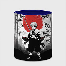 Кружка 3D ЗЕНИЦУ КЛИНОК, РАССЕКАЮЩИЙ ДЕМОНОВ, цвет: 3D-белый + синий — фото 2