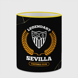 Кружка 3D Лого Sevilla и надпись Legendary Football Club на, цвет: 3D-желтый кант — фото 2