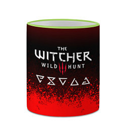 Кружка 3D Witcher blood, цвет: 3D-светло-зеленый кант — фото 2