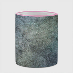 Кружка 3D Серая текстура с трещинами, цвет: 3D-розовый кант — фото 2