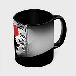 Кружка 3D KAMADO NEZUKO, цвет: 3D-белый + черный