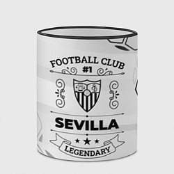 Кружка 3D Sevilla Football Club Number 1 Legendary, цвет: 3D-черный кант — фото 2