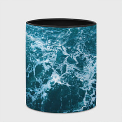 Кружка 3D Blue ocean, цвет: 3D-белый + черный — фото 2