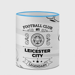 Кружка 3D Leicester City Football Club Number 1 Legendary, цвет: 3D-небесно-голубой кант — фото 2