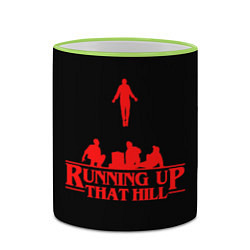 Кружка 3D Running Up That Hill, цвет: 3D-светло-зеленый кант — фото 2