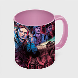 Кружка 3D Stranger Things 4 Векна и Все, цвет: 3D-белый + розовый