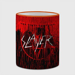 Кружка 3D The Vinyl Conflict - Slayer, цвет: 3D-оранжевый кант — фото 2