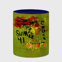 Кружка 3D Chuck - Sum 41, цвет: 3D-белый + синий — фото 2