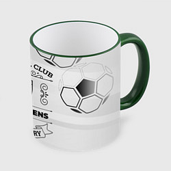 Кружка 3D AEK Athens Football Club Number 1 Legendary, цвет: 3D-зеленый кант