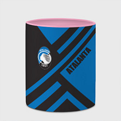 Кружка 3D Фанат клуба Аталанта, цвет: 3D-белый + розовый — фото 2