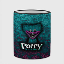 Кружка 3D Poppy Playtime Huggy Waggy Поппи Плейтайм Хагги Ва, цвет: 3D-черный кант — фото 2