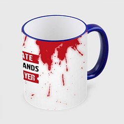 Кружка цветная Borderlands: красные таблички Best Player и Ultima