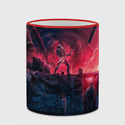 Кружка 3D Очень странные дела 4: Vecna season, цвет: 3D-красный кант — фото 2