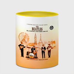 Кружка 3D The Beatles Blackpool And Paris 1964-65, цвет: 3D-белый + желтый — фото 2