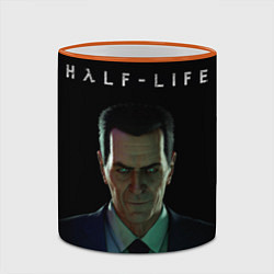 Кружка 3D Half life - Gman, цвет: 3D-оранжевый кант — фото 2