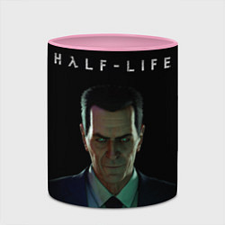 Кружка 3D Half life - Gman, цвет: 3D-белый + розовый — фото 2