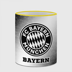 Кружка 3D Bayern Sport на светлом фоне, цвет: 3D-желтый кант — фото 2