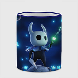 Кружка 3D Hollow Knight неоновые бабочки, цвет: 3D-синий кант — фото 2