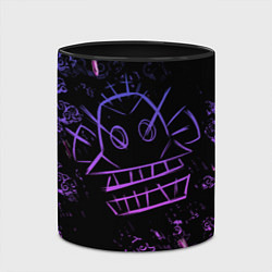 Кружка 3D League Of Legends неон - Arcane neon, цвет: 3D-белый + черный — фото 2