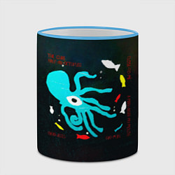 Кружка 3D Half an Octopuss - The Cure, цвет: 3D-небесно-голубой кант — фото 2