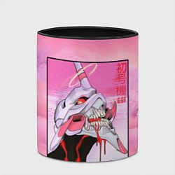 Кружка 3D EVANGELION PINK Берсерк mode, цвет: 3D-белый + черный — фото 2