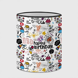 Кружка 3D Funny holiday, цвет: 3D-черный кант — фото 2