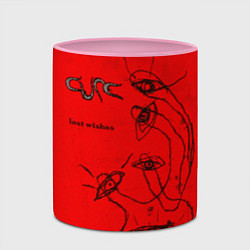 Кружка 3D The Cure - Lost Wishes, цвет: 3D-белый + розовый — фото 2