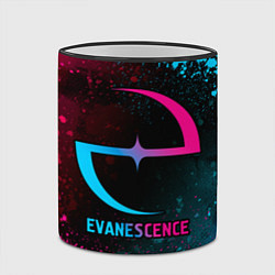 Кружка 3D Evanescence - neon gradient, цвет: 3D-черный кант — фото 2
