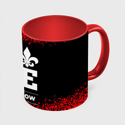 Кружка 3D Saints Row love классика, цвет: 3D-белый + красный