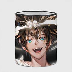 Кружка 3D Мори Джин арт - Бог старшей школы, цвет: 3D-черный кант — фото 2