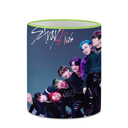 Кружка 3D Stray Kids K Idols, цвет: 3D-светло-зеленый кант — фото 2