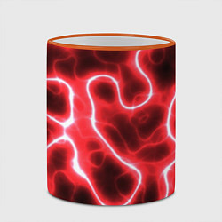 Кружка 3D Огненный камуфляж, цвет: 3D-оранжевый кант — фото 2